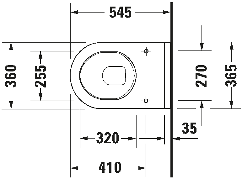 Wall-mounted toilet, 220609