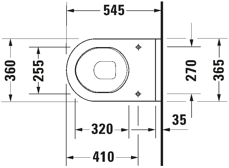 Wall-mounted toilet Comfort, 221509