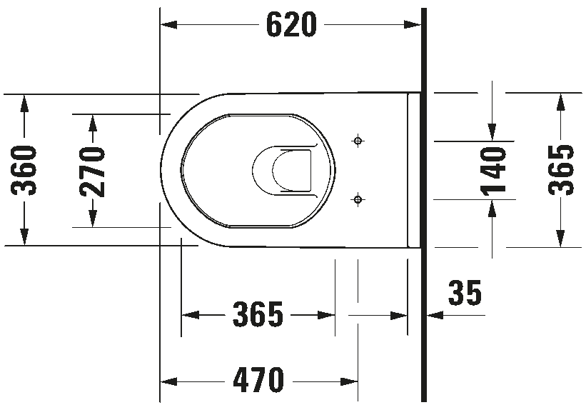 Wall-mounted toilet, 222609