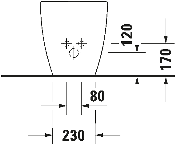 Floorstanding bidet, 226710