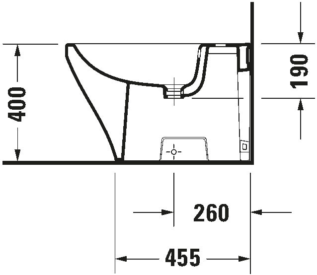 Floorstanding bidet, 228310