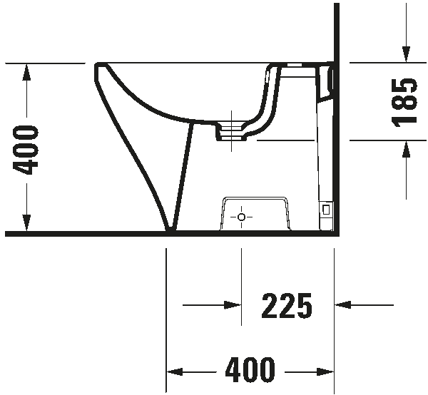 Floorstanding bidet, 228410