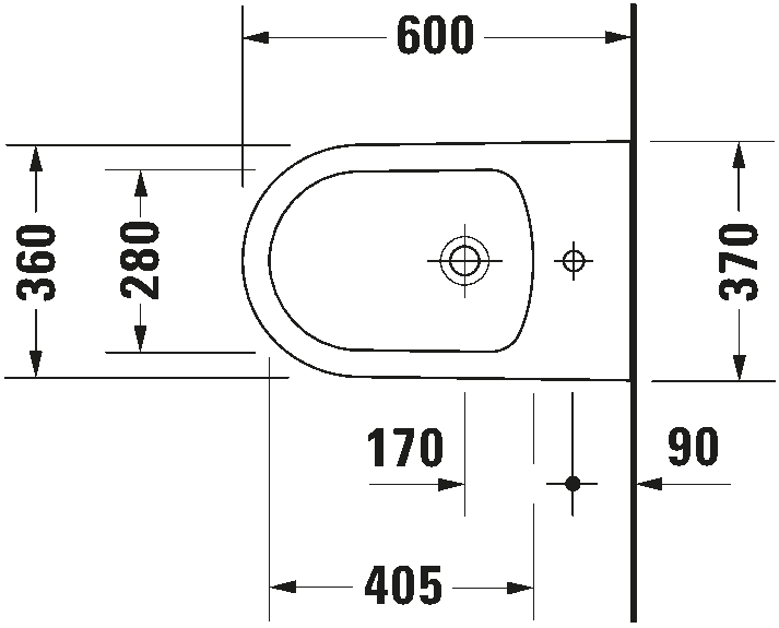 Floorstanding bidet, 228910