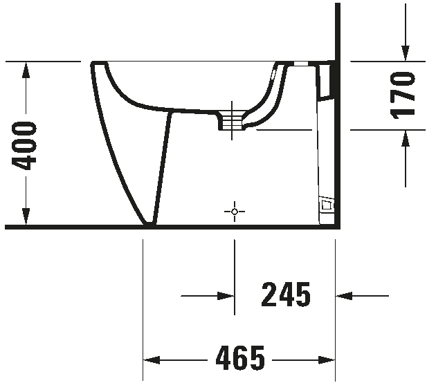 Floorstanding bidet, 228910