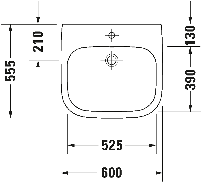 Washbasin Vital, 231260