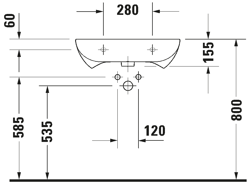 Washbasin Vital, 231260