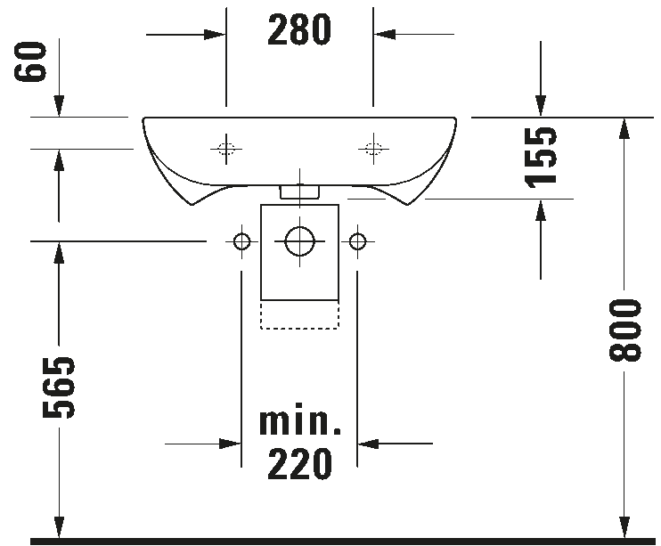 Washbasin Vital Med, 231360