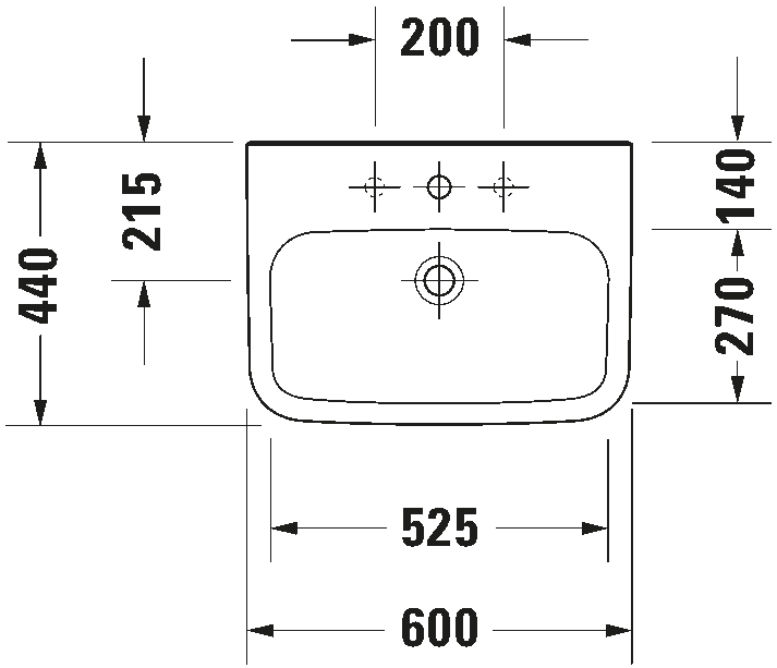 Washbasin Med, 232460