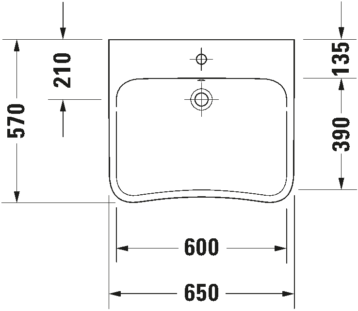 Washbasin Vital, 232965