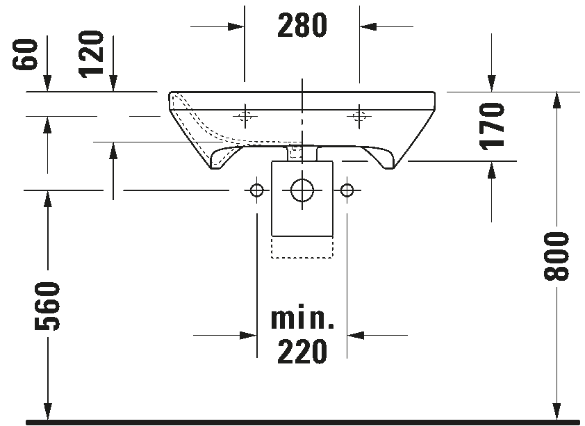 Washbasin Vital Med, 233065