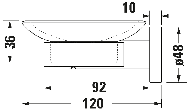 Soap dish, 009918