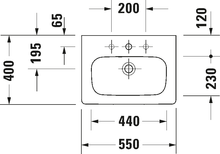 Washbasin Compact, 233755