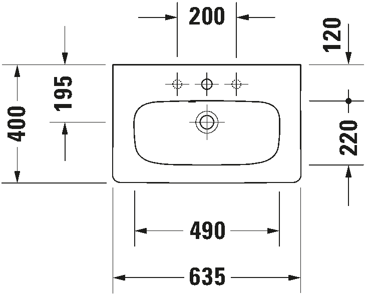 Washbasin Compact, 233763