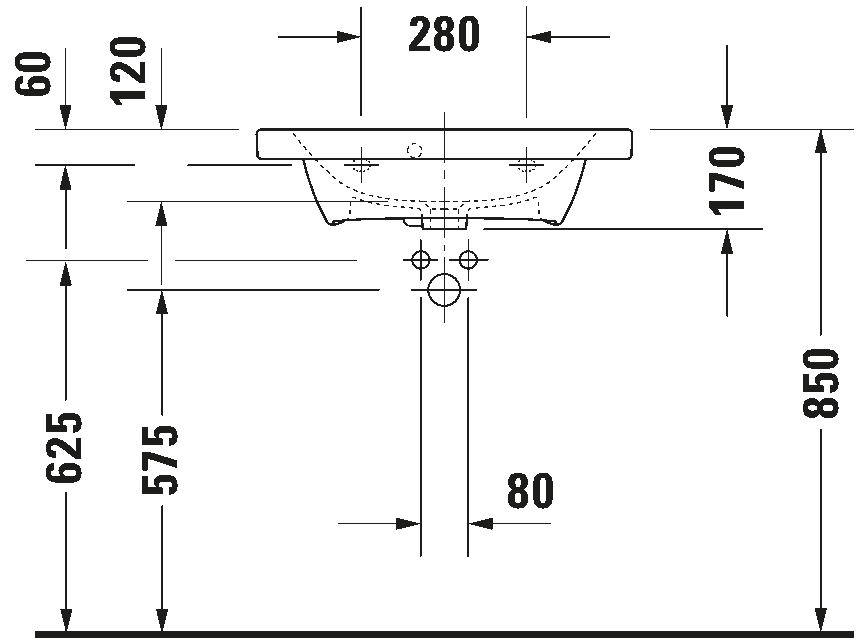 Washbasin Compact, 233763