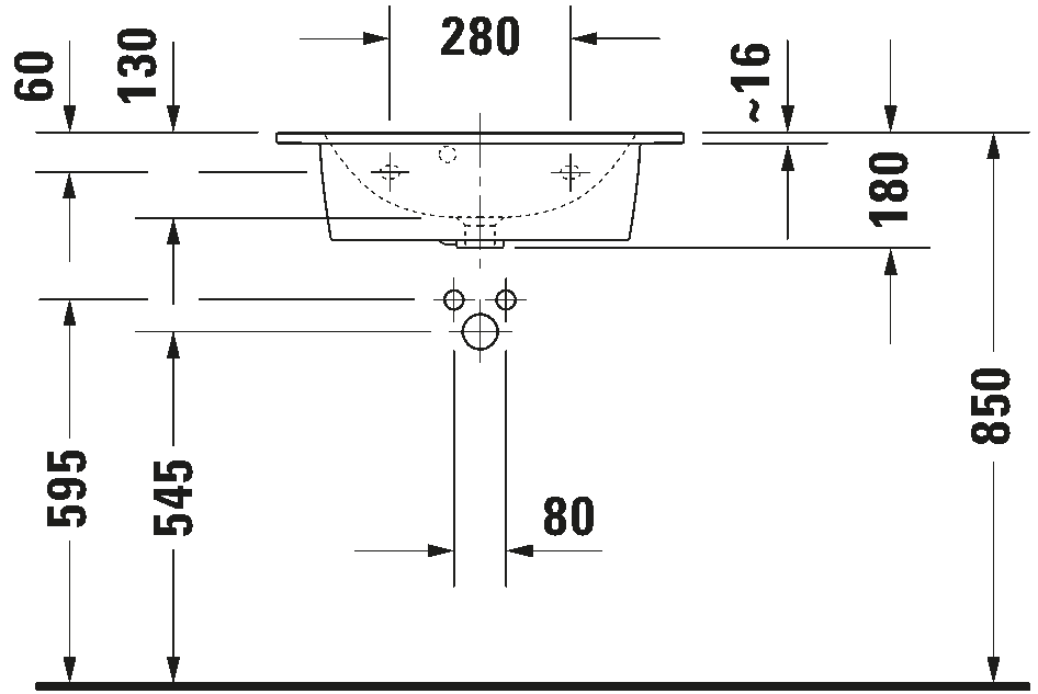 Washbasin Compact, 234263