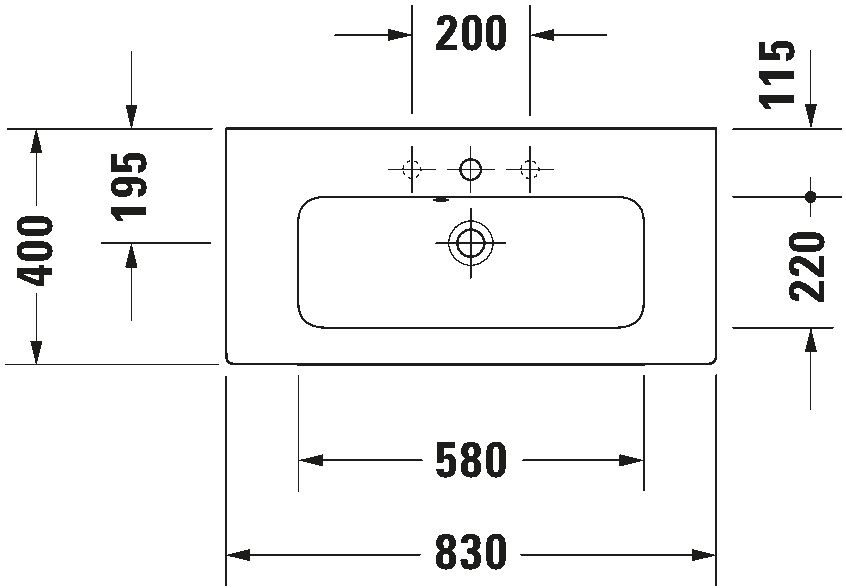 Washbasin Compact, 234283