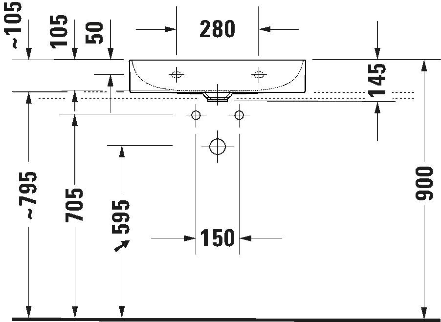 Washbasin Compact, 235660