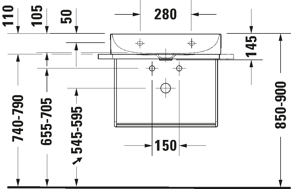 Washbasin Compact, 235660