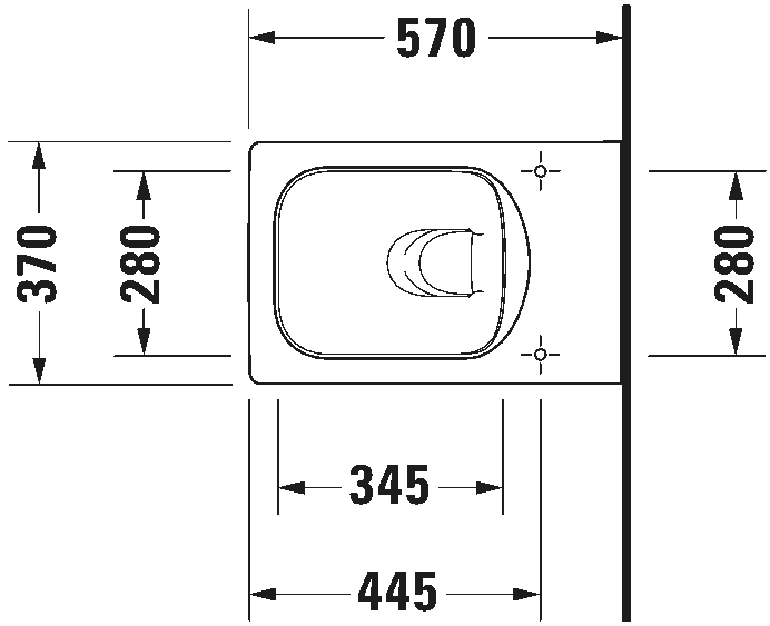 Wall-mounted toilet, 252509