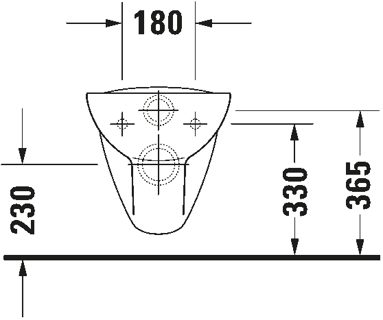 Wall-mounted toilet, 253509