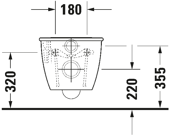 Cuvette suspendue, 254409