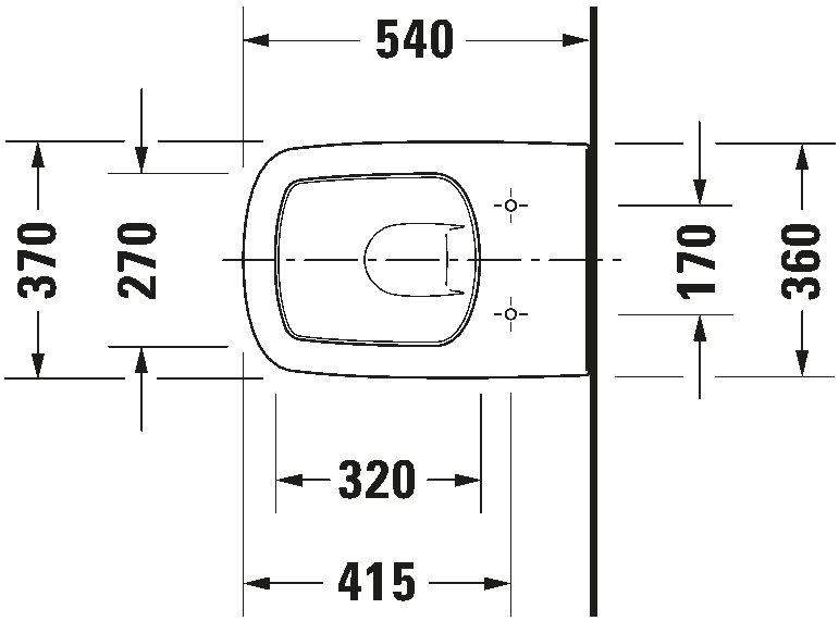 Wall-mounted toilet, 255209