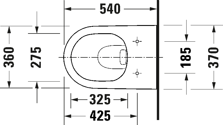 Wall-mounted toilet, 257809