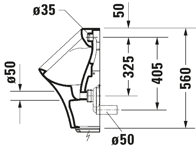 Electronic urinal, 280431