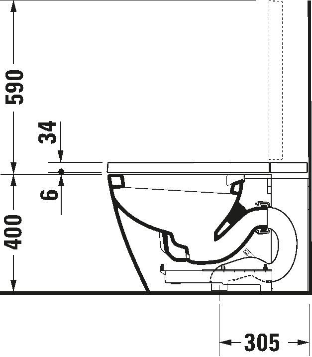 Integrated shower toilet, 620000