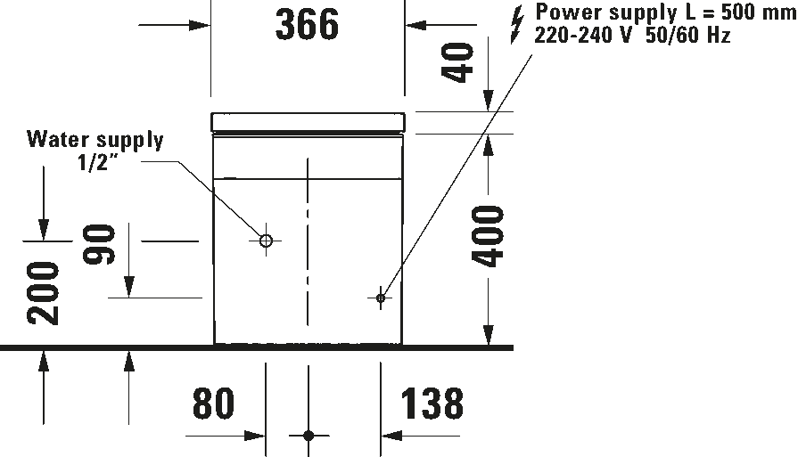 Integrated shower toilet, 620000