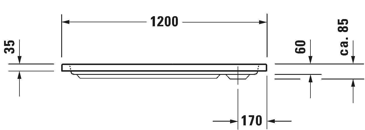 Shower tray, 720094