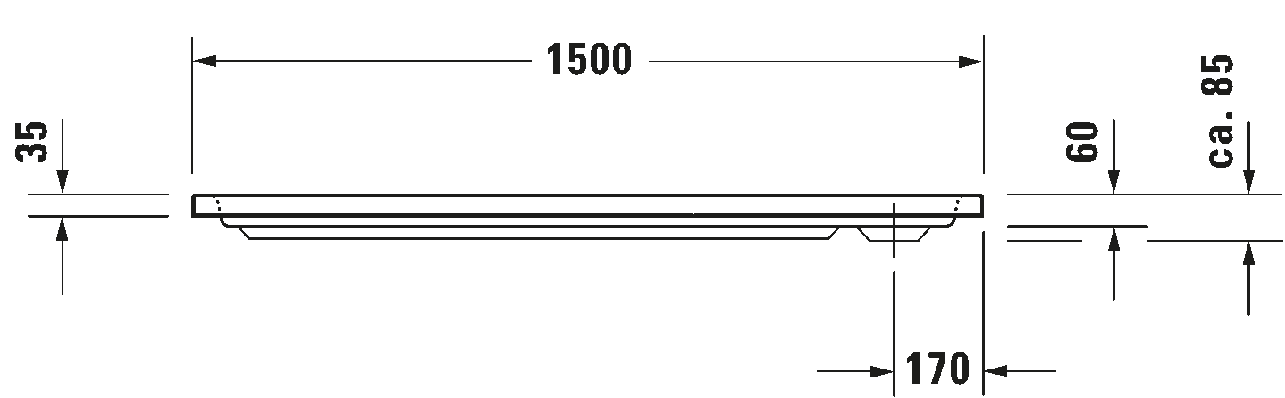 Shower tray, 720099