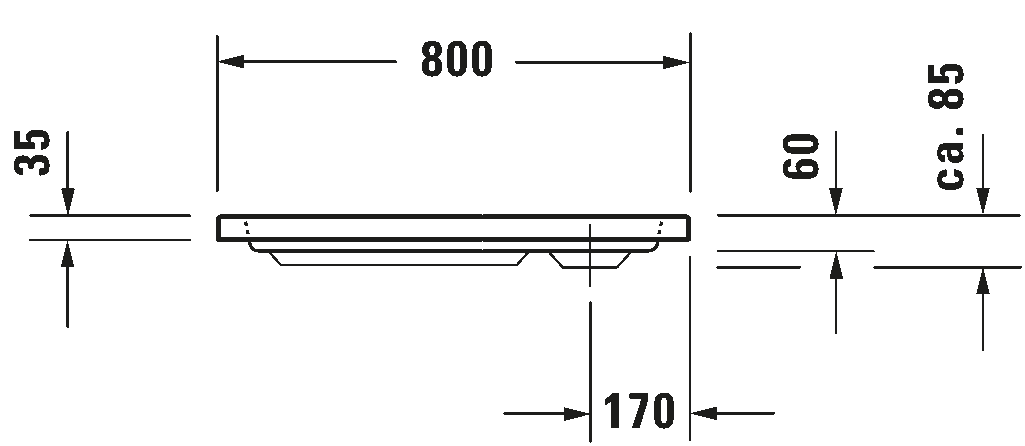 Shower tray, 720101