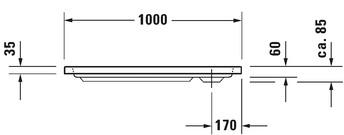 Shower tray, 720106