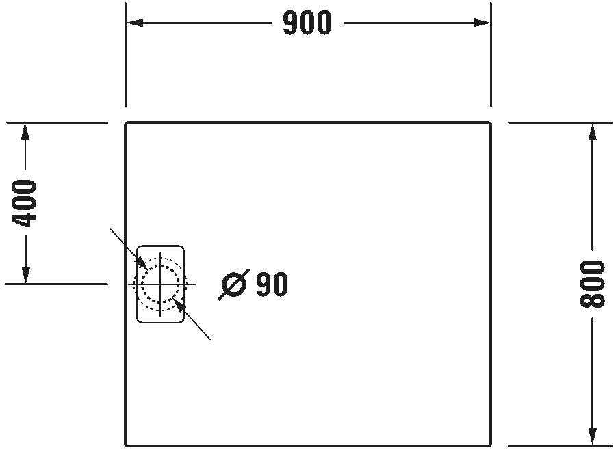 Shower tray, 720145