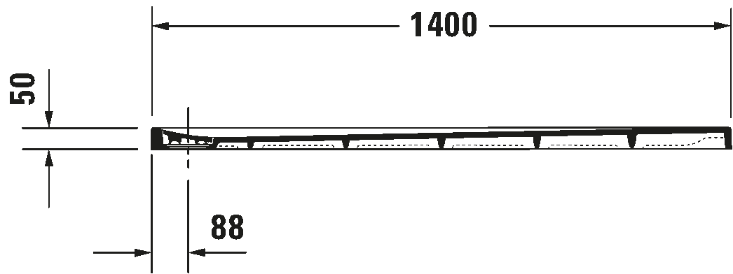 Shower tray, 720150