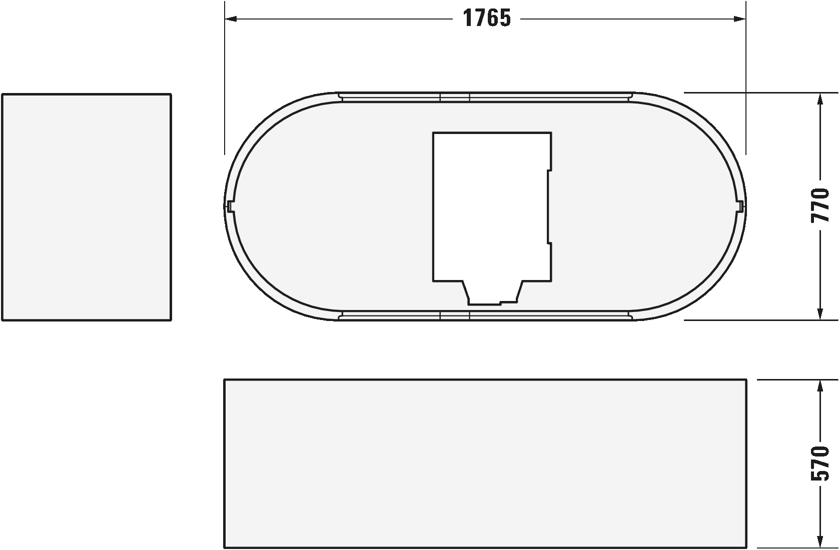 Bathtub support, 790414