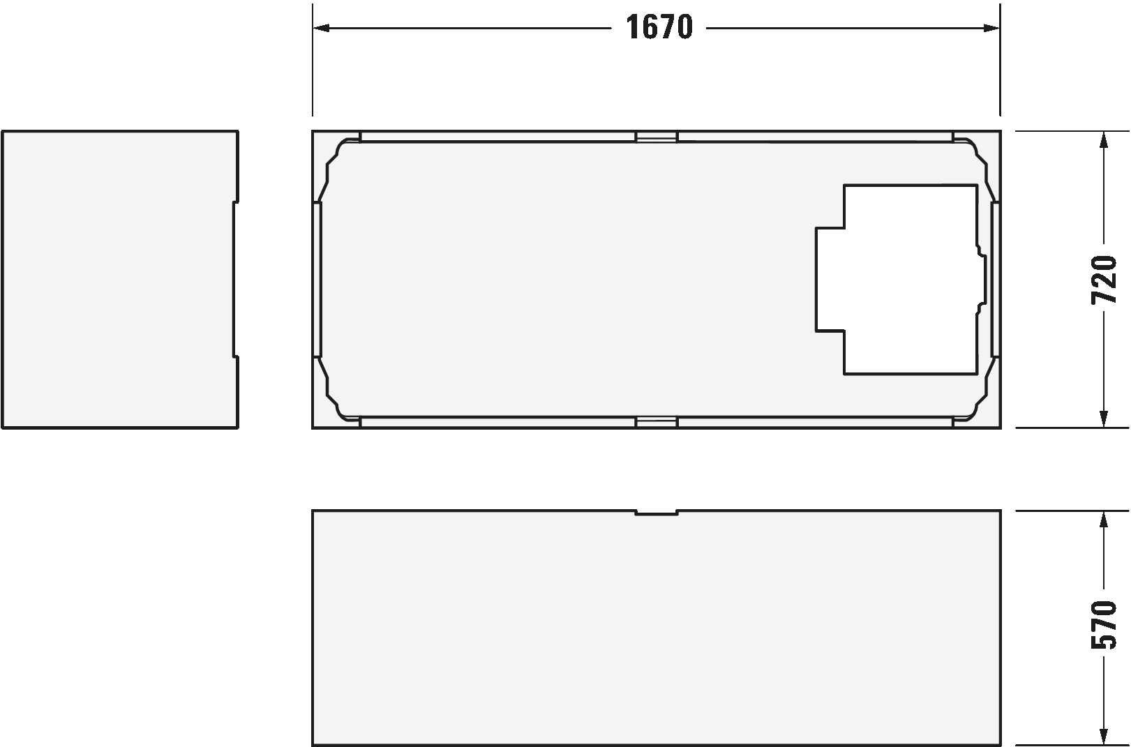 Bathtub support, 791443