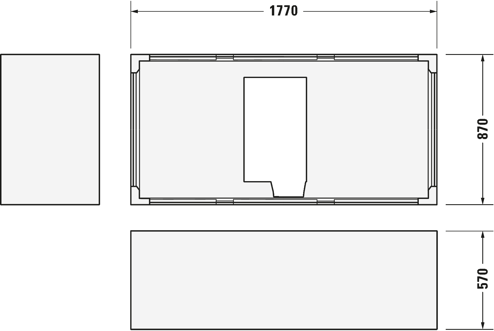 Bathtub support, 792400