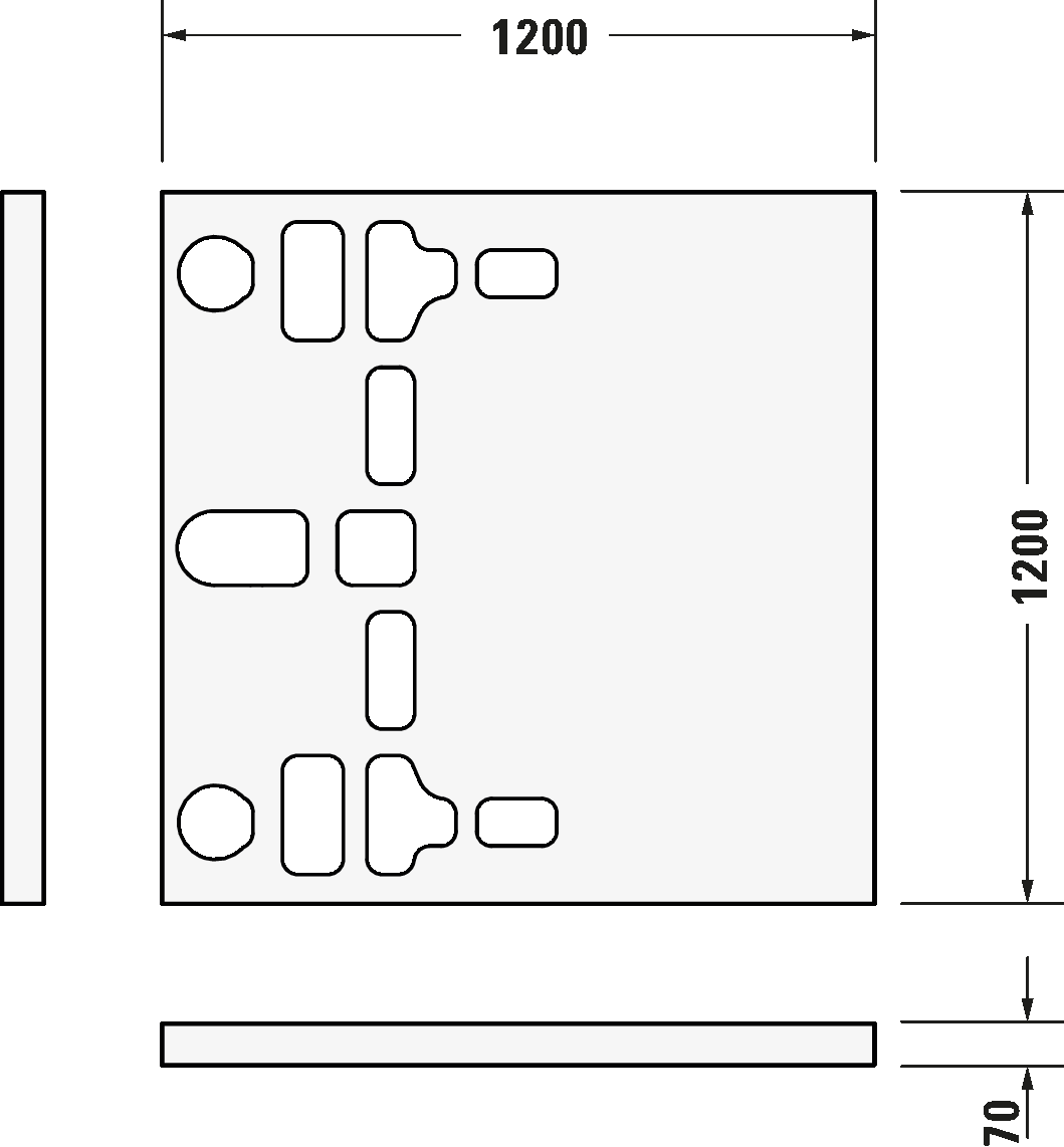 Shower tray, 720169