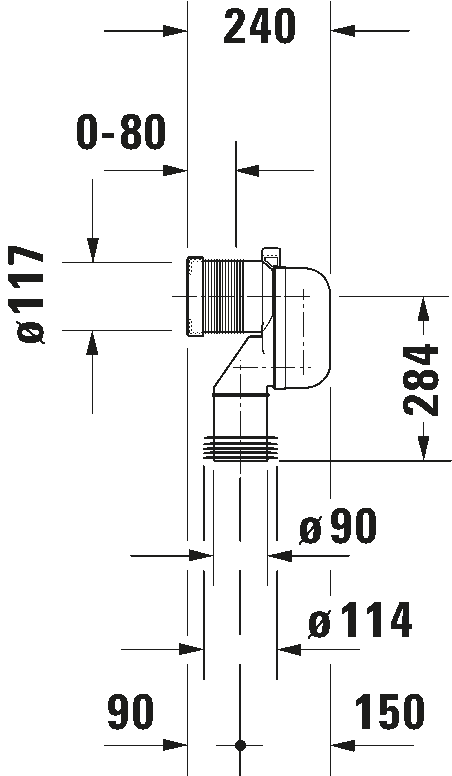 Vario connecting bend, 899025