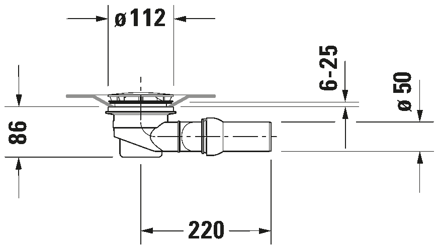 Outlet drain, 790263