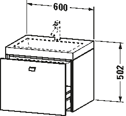 c-bonded set wall-mounted, BR4600 N/O