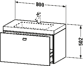 c-bonded set wall-mounted, BR4601 N/O