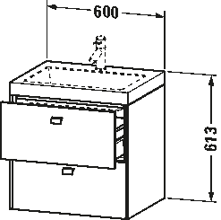 c-bonded set wall-mounted, BR4605 N/O