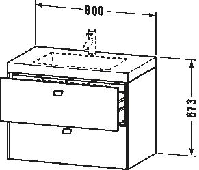 c-bonded set wall-mounted, BR4606 N/O