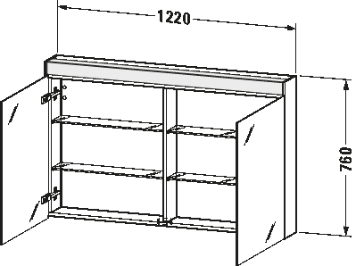 Mirror cabinet, BR7104