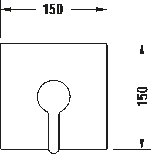 Single lever shower mixer for concealed installation, C14210009