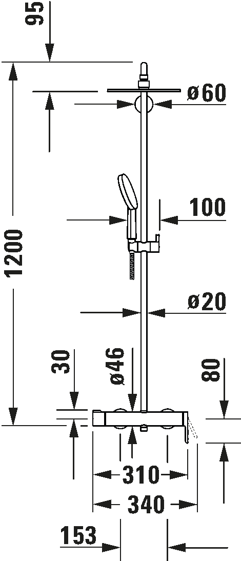 Duschsystem, C14280007