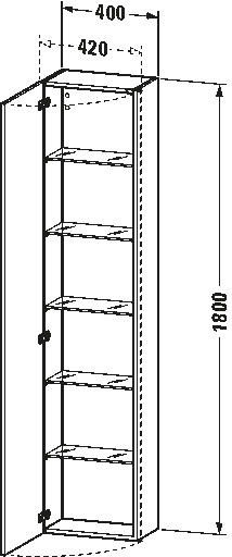 Tall cabinet, DS1228 L/R